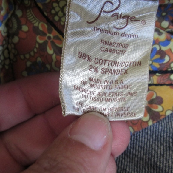 Paige Jimmy Jimmy Jeans Sz 27 C38 - Picture 5 of 8